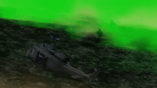 Footage taken from the Huey Underground.